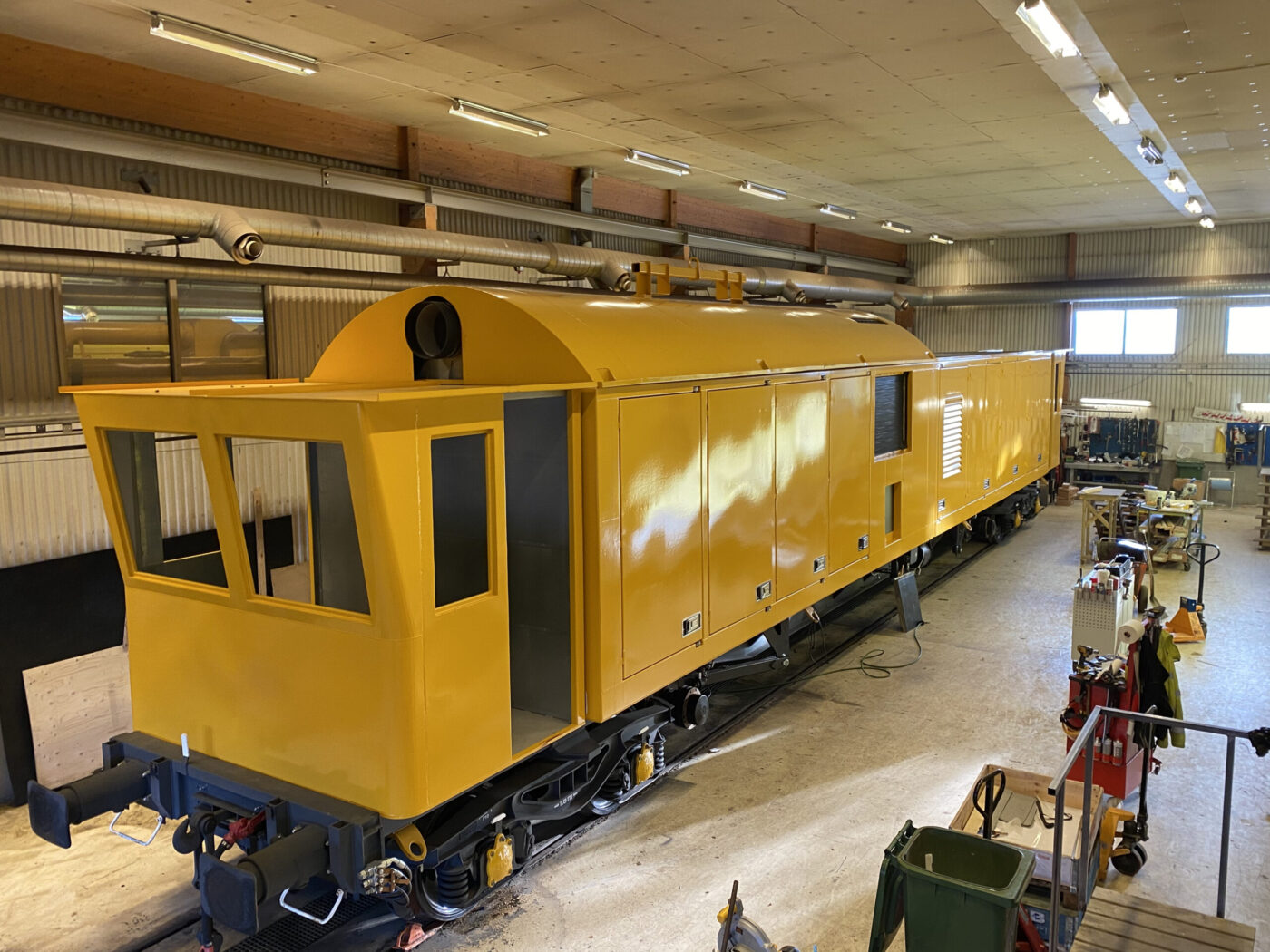 Railcare builds the world's largest battery-powered rail vehicle