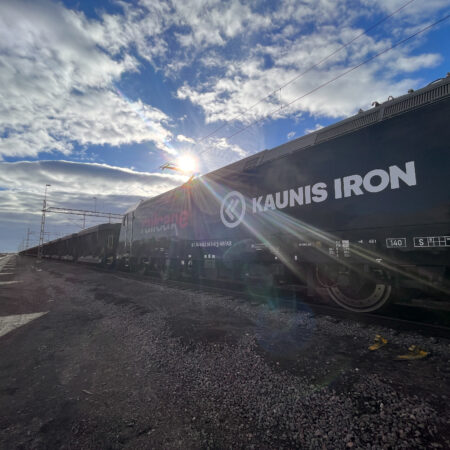 Mäktiga tågtransporter åt Kaunis Iron